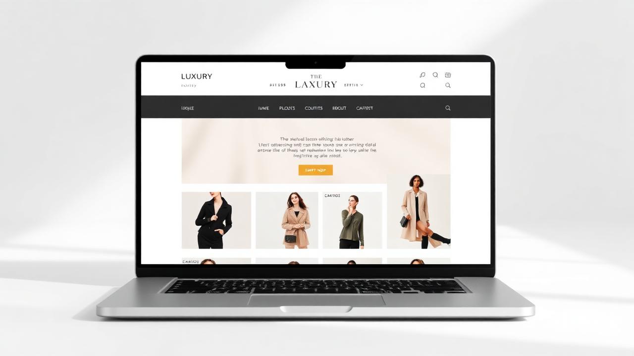 Luxe — a haute-couture storefront